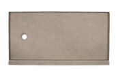 Shower Pan 36x60 Concrete Sand | World Tile Company