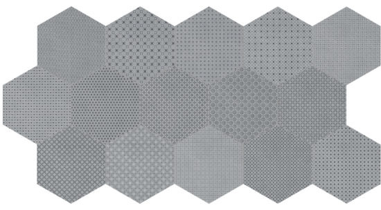 Tapestri 8.5 Cashmere Blend Hexagon | World Tile Company