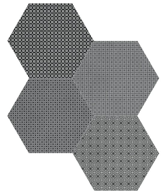 Tapestri 8.5 Silk Blend Hexagon | World Tile Company