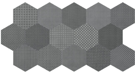 Tapestri 8.5 Silk Blend Hexagon | World Tile Company