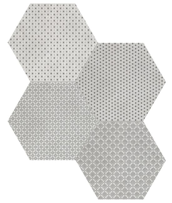 Tapestri 8.5 Wool Blend Hexagon | World Tile Company