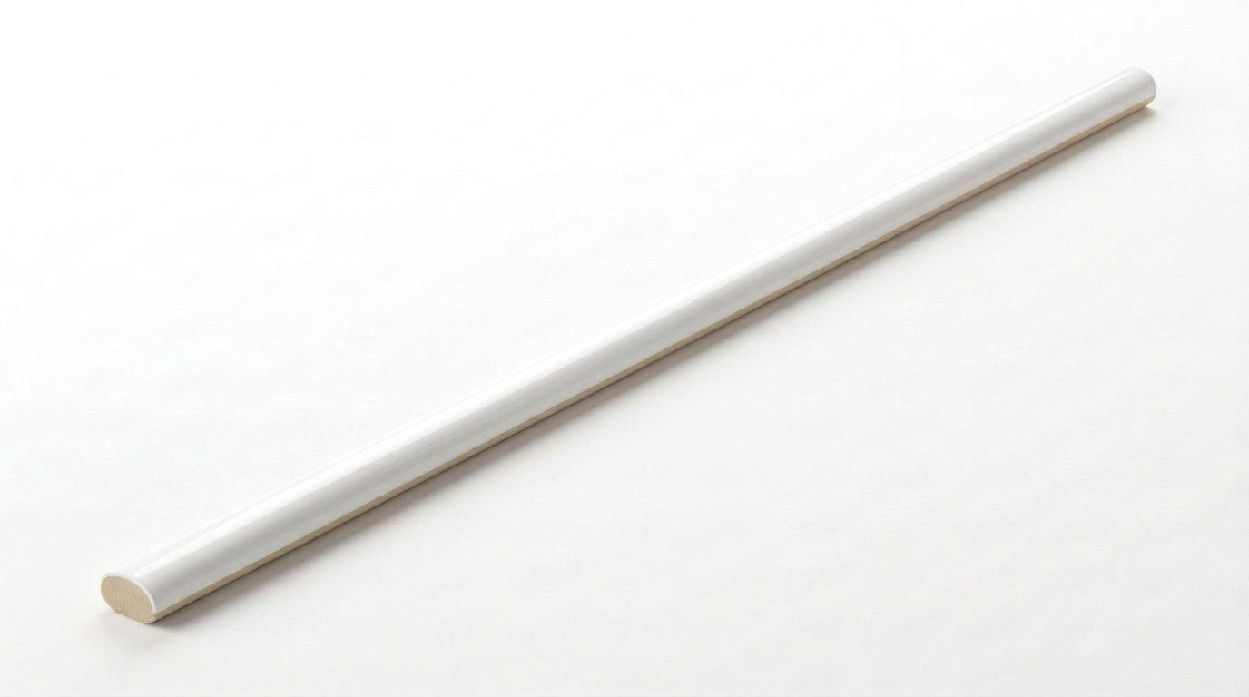 Sausalito 0.39X9 White Gloss Trim | World Tile Company