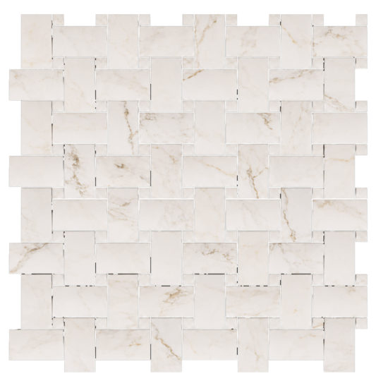 Treasure II Perfect Calacatta 1x2 Basketweave | World Tile Company