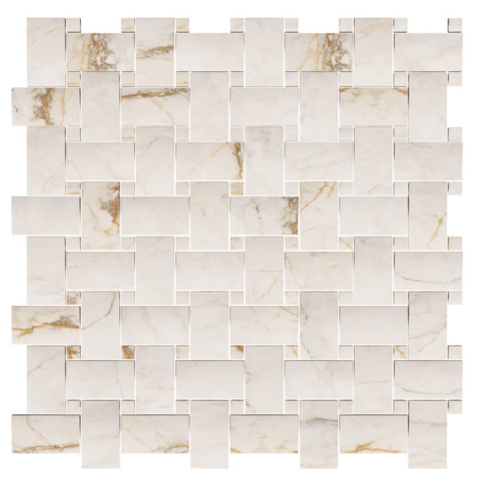 Treasure II Perfect Calacatta 1x2 Basketweave | World Tile Company