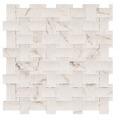Treasure II Perfect Calacatta 1x2 Basketweave | World Tile Company