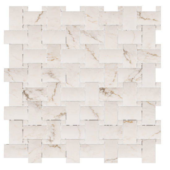 Treasure II Perfect Calacatta 1x2 Basketweave | World Tile Company