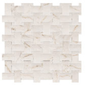 Treasure II Perfect Calacatta 1x2 Basketweave | World Tile Company